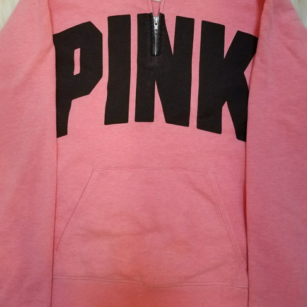 PINK half zip sweatshirt - Picture 4 of 5